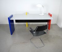 Schreibtisch &quot;Hommage &aacute; Mondrian&quot; von Danilo Silvestrin f&uuml;r Rosenthal